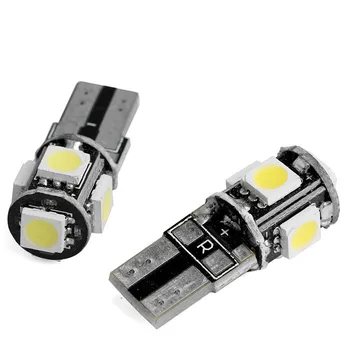 W5W T10 5050 5SMD LED Silicagel 194 Wedge Led Car Marker Light Reading License Plate Light Auto Parking Bulb DC 12V
W5W T10 5050 5SMD LED Silicagel 194 Wedge Led Car Marker Light Reading License Plate Light Auto Parking Bulb DC 12V