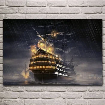 pirates ship black pearl artwork living room decor home art decoration wood frame fabric poster KL946
pirates ship black pearl artwork living room decor home art decoration wood frame fabric poster KL946