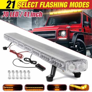 41" 210W LED 12V 24V Truck Car Strobe Light Light Bar Led Bar Flashing Beacon Light Roof Emergency Warning Lamps 21 Modes
41" 210W LED 12V 24V Truck Car Strobe Light Light Bar Led Bar Flashing Beacon Light Roof Emergency Warning Lamps 21 Modes