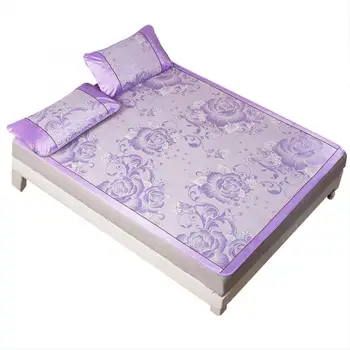 Fitted Sheet Ice Silk Cooling Summer Sleeping Mat Folding Purple Fitted Sheet Set Princess Mattress Covers
Fitted Sheet Ice Silk Cooling Summer Sleeping Mat Folding Purple Fitted Sheet Set Princess Mattress Covers
