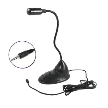 Flexible Stand Mini Studio Speech Microphone 3.5mm Plug Gooseneck Mic Wired Microphone for Computer PC Desktop Notebook
Flexible Stand Mini Studio Speech Microphone 3.5mm Plug Gooseneck Mic Wired Microphone for Computer PC Desktop Notebook