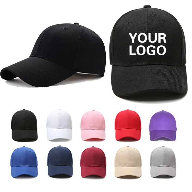 Custom baseball cap print logo text photo embroidery gorra casual solid hats pure color black cap Snapback caps for men women
Custom baseball cap print logo text photo embroidery gorra casual solid hats pure color black cap Snapback caps for men women
