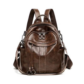 Fashion anti-theft shoulder bag female 2019 summer on the new wild retro oil wax skin multi-purpose backpack leisure travel bag
Fashion anti-theft shoulder bag female 2019 summer on the new wild retro oil wax skin multi-purpose backpack leisure travel bag