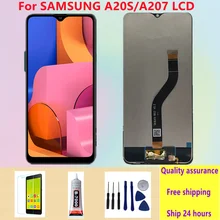 Ensemble écran tactile LCD, pour SAMSUNG Galaxy A20s A207 A207F A2070=