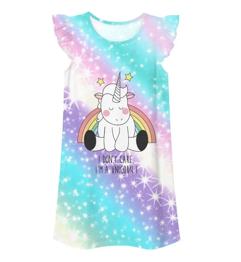 Princess Rainbow Unicorn Summer Dress Princess Rainbow Unicorn Summer Dress