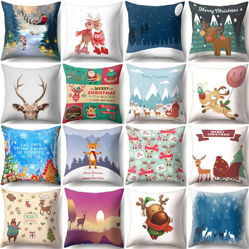 1Pcs Deer Pattern Christmas Cushion Cover Decorative Throw Pillow Xmas New Year Decor Polyester Pillowcase Home Decoration 40543
1Pcs Deer Pattern Christmas Cushion Cover Decorative Throw Pillow Xmas New Year Decor Polyester Pillowcase Home Decoration 40543