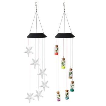 Hang Windbell Ornament Windchimes Room Decor LED Solar Wind Chimes Light Garden Yard Decoration Hanging Lamps
Hang Windbell Ornament Windchimes Room Decor LED Solar Wind Chimes Light Garden Yard Decoration Hanging Lamps