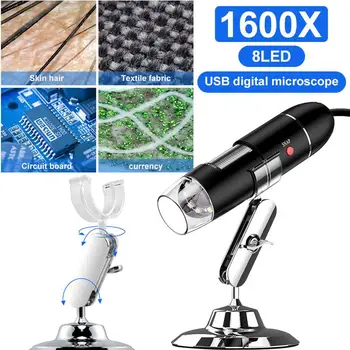 8LED Endoscope Hand Held Endoscope Digital Microscope Monitoring Real-Time Video Photos Computers Inspection Camera Portable
8LED Endoscope Hand Held Endoscope Digital Microscope Monitoring Real-Time Video Photos Computers Inspection Camera Portable