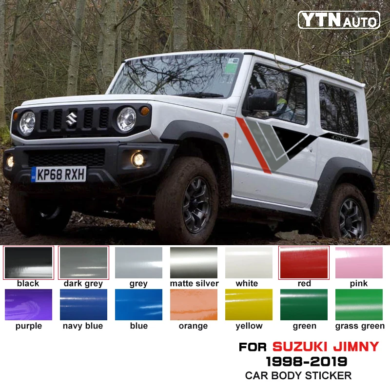 Car Decals 2 Pcs 4x4 Side Body Side Door Triangular, Rectangular 3 Color Combinations Graphic Vinyls Custom Fit for Suzuki Jimny
Car Decals 2 Pcs 4x4 Side Body Side Door Triangular, Rectangular 3 Color Combinations Graphic Vinyls Custom Fit for Suzuki Jimny