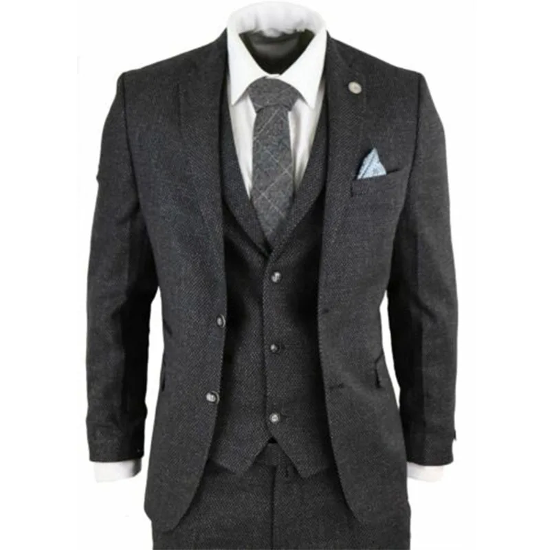 Vintage suits men Tweed Men's Suits Wedding Groom Tuxedo Wool Fishbone British Style Groomsmen Formal Prom Custom made Suits
Vintage suits men Tweed Men's Suits Wedding Groom Tuxedo Wool Fishbone British Style Groomsmen Formal Prom Custom made Suits