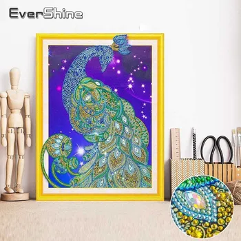 EverShine 5D DIY Special Shape Diamond Painting Peacock Diamond Embroidery Animal Cross Stitch Kit Mosaic Diamond Art Wall Decor
EverShine 5D DIY Special Shape Diamond Painting Peacock Diamond Embroidery Animal Cross Stitch Kit Mosaic Diamond Art Wall Decor