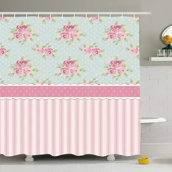 Shower Curtain Set with Hooks 66x72 Cute Nature Shabby Chic Ribbon Text Roses Polka Album Flourish Vintage Letter Written
Shower Curtain Set with Hooks 66x72 Cute Nature Shabby Chic Ribbon Text Roses Polka Album Flourish Vintage Letter Written