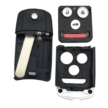 3+1 Button Car Keyless Remote Flip Key Fob Case Cover Shell Black 7.3*3.5*1.5 CM For Acura TL 2007-2013
3+1 Button Car Keyless Remote Flip Key Fob Case Cover Shell Black 7.3*3.5*1.5 CM For Acura TL 2007-2013