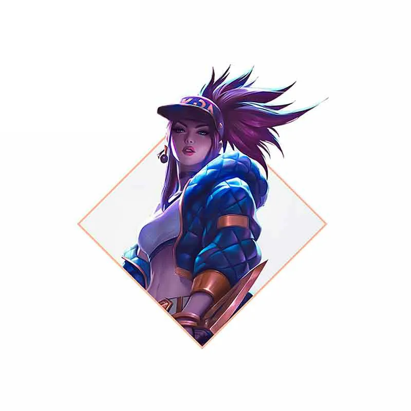 Интересные автомобильные наклейки 13 см * 12 см, Akali Kda Girl, аксессуары, наклейка с изображением девушки из померанского шпиона, Виниловая наклейка с царапинами 
Интересные автомобильные наклейки 13 см * 12 см, Akali Kda Girl, аксессуары, наклейка с изображением девушки из померанского шпиона, Виниловая наклейка с царапинами