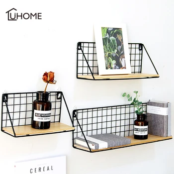 Bathroom Wall Shelf Rack Iron Wooden Shelf for Kitchen Bedroom Home Decorative Wall Shelves Organizer DIY Wall Storage Rack
Bathroom Wall Shelf Rack Iron Wooden Shelf for Kitchen Bedroom Home Decorative Wall Shelves Organizer DIY Wall Storage Rack