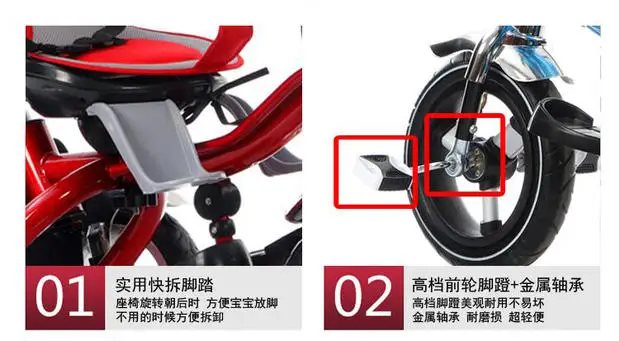 Convertible Handle Baby Tricycle Stroller Riding Bicycle Car Travel System Folding Sit Flat Lying Child Trike Baby Carriage Convertible Handle Baby Tricycle Stroller Riding Bicycle Car Travel System Folding Sit Flat Lying Child Trike Baby Carriage