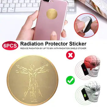6Pcs Anti Radiation Protective Sticker EMF Cell Phone Patch Neutralizer Computer Shield Electronics EMR Scalar Negative Ion
6Pcs Anti Radiation Protective Sticker EMF Cell Phone Patch Neutralizer Computer Shield Electronics EMR Scalar Negative Ion