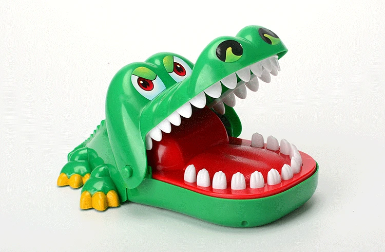large size bite the hand crocodile creative trick
