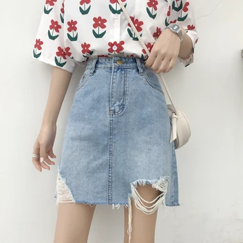 ZOSOL 2020 WOMEN'S of Denim Skirt Summer Wear New Style Versatile Frayed Irregular Skirt
ZOSOL 2020 WOMEN'S of Denim Skirt Summer Wear New Style Versatile Frayed Irregular Skirt
