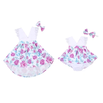 Sister Matching Outfits Newborn Baby Girls Clothes Floral Romper / Dress V-neck Jumpsuit + Headband Outfit
Sister Matching Outfits Newborn Baby Girls Clothes Floral Romper / Dress V-neck Jumpsuit + Headband Outfit