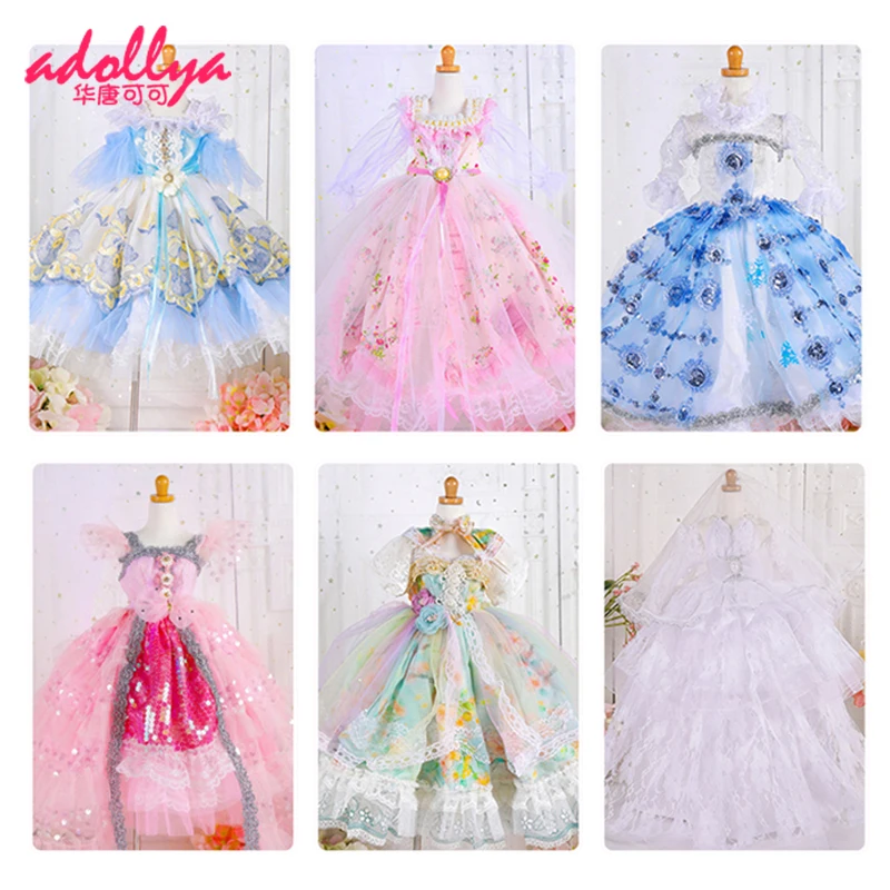 Одежда для куклы Adollya 1/3 BJD Кукольное платье кукол 60 см сделай сам пушистое