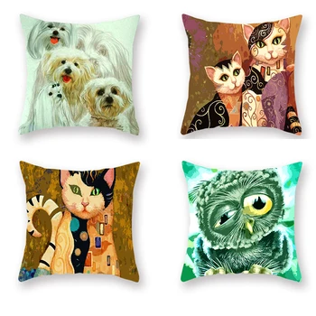4Pcs Watercolor Creative Animal Color Pillowcase Cat Mat Dog Elephant Couple Rabbit Cushion Cover Bird Sprouting Pig Red Bed
4Pcs Watercolor Creative Animal Color Pillowcase Cat Mat Dog Elephant Couple Rabbit Cushion Cover Bird Sprouting Pig Red Bed