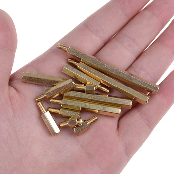 10PCS M3 Brass Copper M3 Hex Column Standoff Support Spacer Pillar PCB Board
10PCS M3 Brass Copper M3 Hex Column Standoff Support Spacer Pillar PCB Board