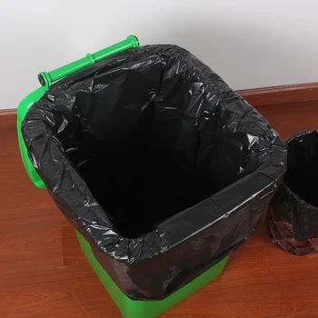 50PCS /Pack Disposable Large Garbage Bag Roll Cover Rubbish Bin Liner Waste Trash Storage Container Garbage Bags 120X140CM