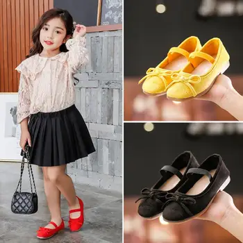Kids Leather Shoes Girls Wedding Dress Shoes Children Princess Bowtie Dance Shoes For Girls Casual Shoes Flat Sandals
Kids Leather Shoes Girls Wedding Dress Shoes Children Princess Bowtie Dance Shoes For Girls Casual Shoes Flat Sandals