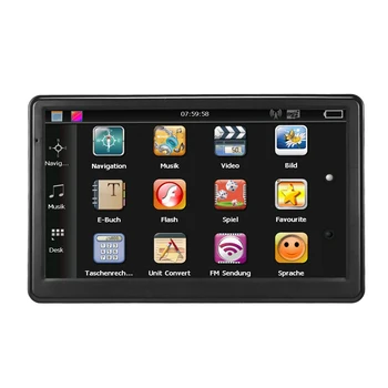 Car Portable GPS Tracker Navigator 7" HD GPS Navigation System 8GB 256MB TouchScreen with Free maps