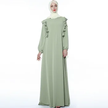 Green Muslim Clothes For Women Ruffles Zipper Abaya Dress Full Length Moroccan Kaftan Gown Large Size Female Long Robe Gown
Green Muslim Clothes For Women Ruffles Zipper Abaya Dress Full Length Moroccan Kaftan Gown Large Size Female Long Robe Gown