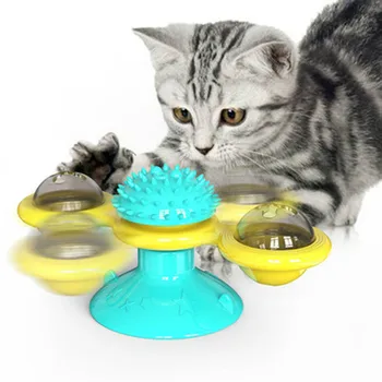 Windmill Cat Toy Funny Turntable Teasing Pet Toy Scratching Tickle Cats Hair Brush Cat Toys Interactive Puzzle Smart Pet ZM917
Windmill Cat Toy Funny Turntable Teasing Pet Toy Scratching Tickle Cats Hair Brush Cat Toys Interactive Puzzle Smart Pet ZM917