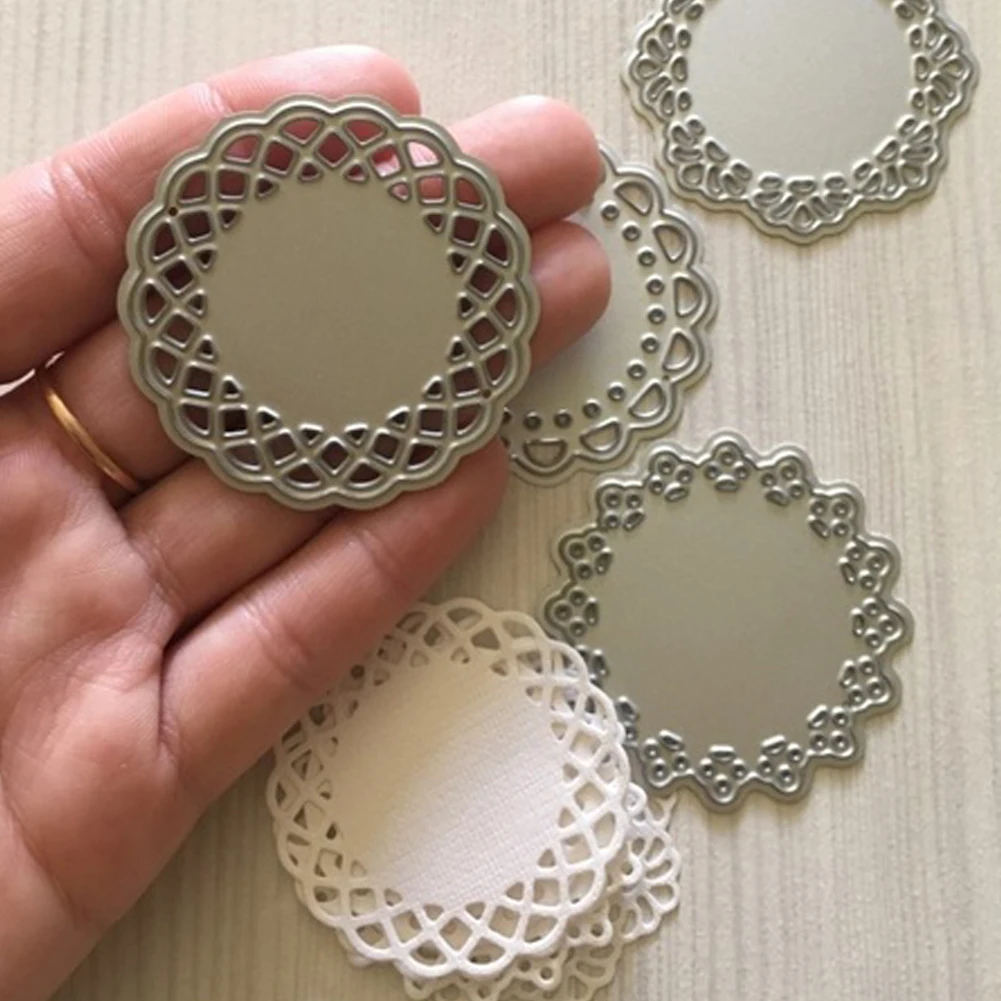 4Pcs Lace Edge Circle Frame Metal Cutting Die Stencils For DIY Scrapbooking Album Decorative Embossing Hand-on Paper Cards Dies
4Pcs Lace Edge Circle Frame Metal Cutting Die Stencils For DIY Scrapbooking Album Decorative Embossing Hand-on Paper Cards Dies