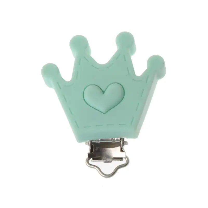 Baby Pacifier Clip Soother Teether Crown Shape Silicone Safe Holder Saliva Towel Support Anti Fall Newborn Infant Feeding Dummy
Baby Pacifier Clip Soother Teether Crown Shape Silicone Safe Holder Saliva Towel Support Anti Fall Newborn Infant Feeding Dummy