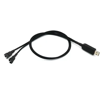 Angitu Speed 12V Voltage Step-Up USB to Dual 3-Pin and 4-Pin PC Fan Sleeved Power Adapter Cable - 60 cm
Angitu Speed 12V Voltage Step-Up USB to Dual 3-Pin and 4-Pin PC Fan Sleeved Power Adapter Cable - 60 cm