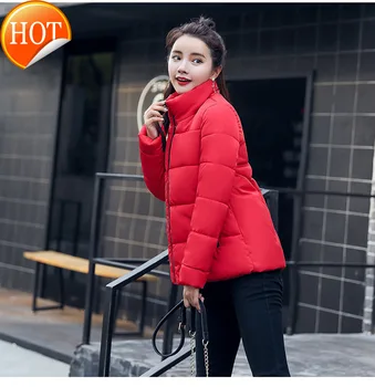 Woman Fashion Short Winter Warm Coats and Jackets Slim Solid Pockets Padded Jacket Cotton Casual Woman Winter Coats and Jackets 
Woman Fashion Short Winter Warm Coats and Jackets Slim Solid Pockets Padded Jacket Cotton Casual Woman Winter Coats and Jackets