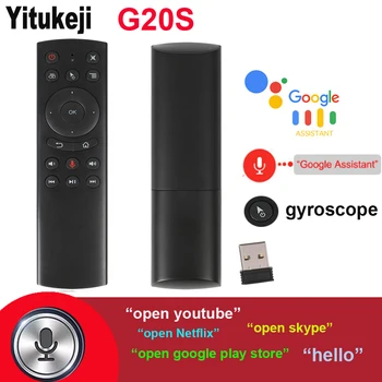 Yitukeji G20S 2.4G Wireless Air Mouse Gyro Voice Control Sensing Universal Remote Control For PC Android TV Box
Yitukeji G20S 2.4G Wireless Air Mouse Gyro Voice Control Sensing Universal Remote Control For PC Android TV Box