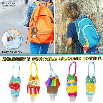 5 Pcs/Set 30ml Refillable Empty Bottle Colorful Cartoon Fruit Silicone Cover Portable Hand Sanitizer Bottles Container Dispenser
5 Pcs/Set 30ml Refillable Empty Bottle Colorful Cartoon Fruit Silicone Cover Portable Hand Sanitizer Bottles Container Dispenser