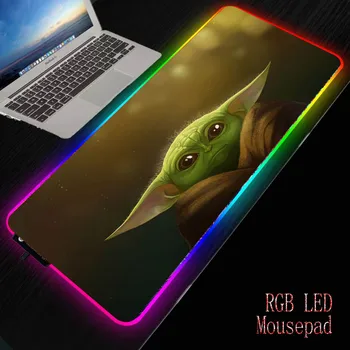 DIY Star War Yoda RGB Large Gaming Mouse Pad Computer Gamer USB Wired LED Lighting Colorful Luminous Mousepad Desk Pad
DIY Star War Yoda RGB Large Gaming Mouse Pad Computer Gamer USB Wired LED Lighting Colorful Luminous Mousepad Desk Pad