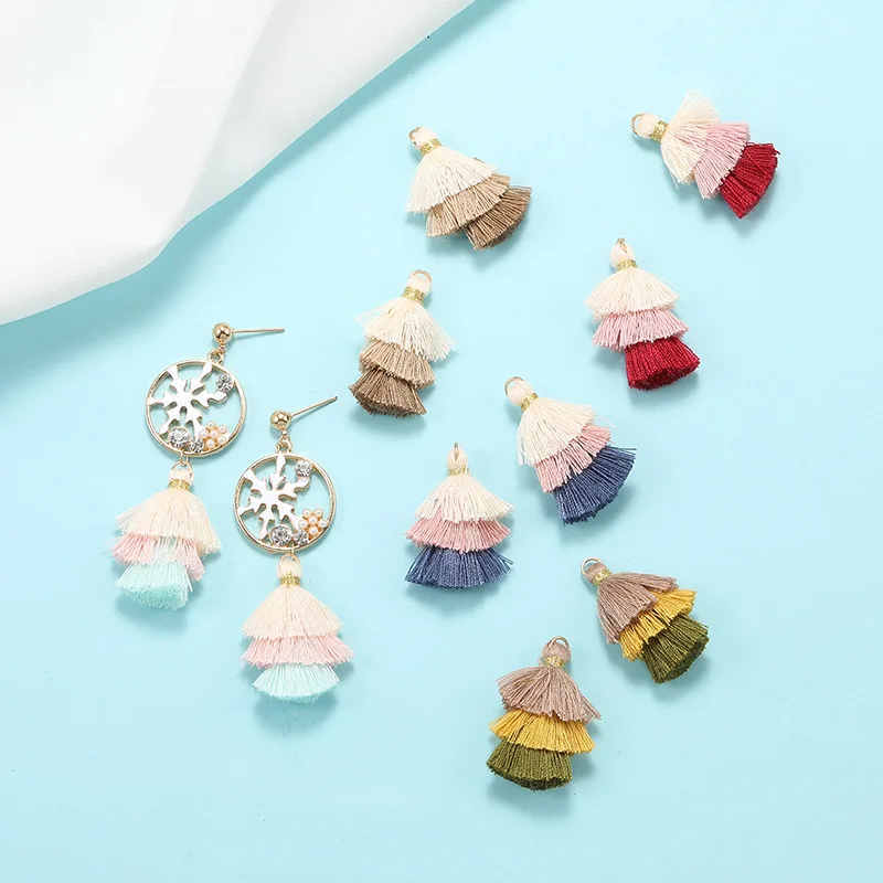 New Jewelry Accessories for Girls Women Bags Earrings Tassel pendant Multi-layer Cotton Thread Tassel Necklace Accessories 1Pair
New Jewelry Accessories for Girls Women Bags Earrings Tassel pendant Multi-layer Cotton Thread Tassel Necklace Accessories 1Pair