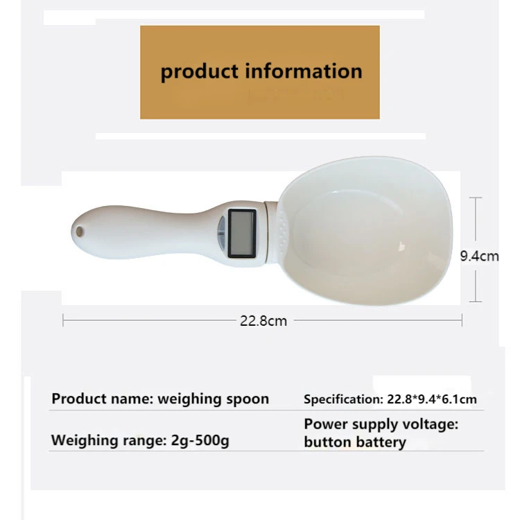 Pet Food Scale Electronic Measuring Tool The New Dog Cat Feeding Bowl Measuring Spoon Kitchen Scale Digital Display 250ml Pet Food Scale Electronic Measuring Tool The New Dog Cat Feeding Bowl Measuring Spoon Kitchen Scale Digital Display 250ml