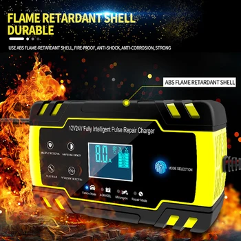 12/24V 8A Car Battery Charger Power Adapter Touch Screen Pulse Repair LCD Battery Charger for Car Motorcycle Power Adapter
12/24V 8A Car Battery Charger Power Adapter Touch Screen Pulse Repair LCD Battery Charger for Car Motorcycle Power Adapter