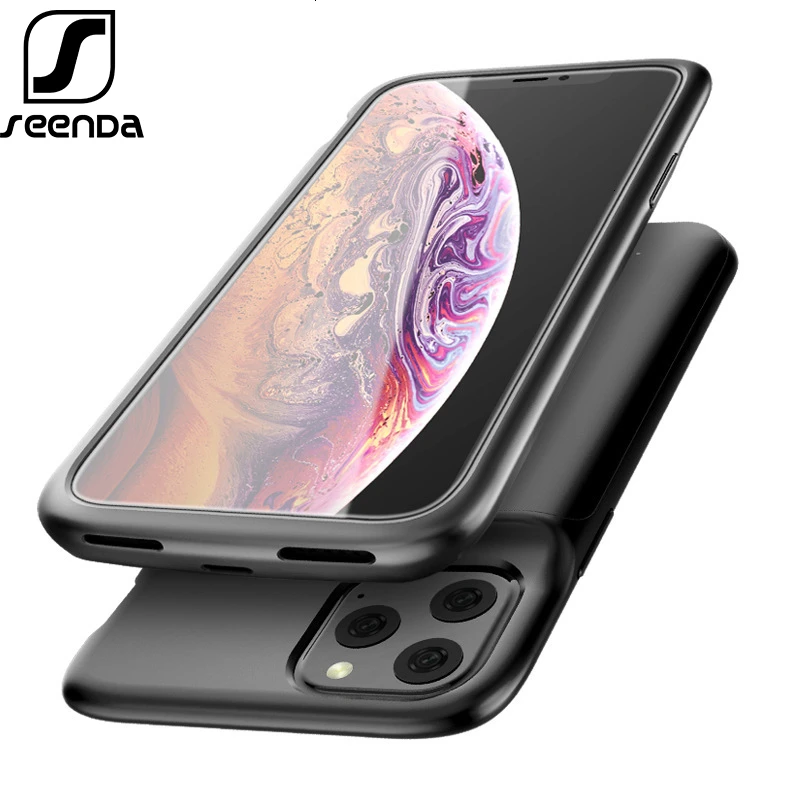 For iPhone 11 Pro Max Battery Charger Case Soft Silicone Shockproof Backup Charger Case for iPhone 11 External Pack Power Bank
For iPhone 11 Pro Max Battery Charger Case Soft Silicone Shockproof Backup Charger Case for iPhone 11 External Pack Power Bank