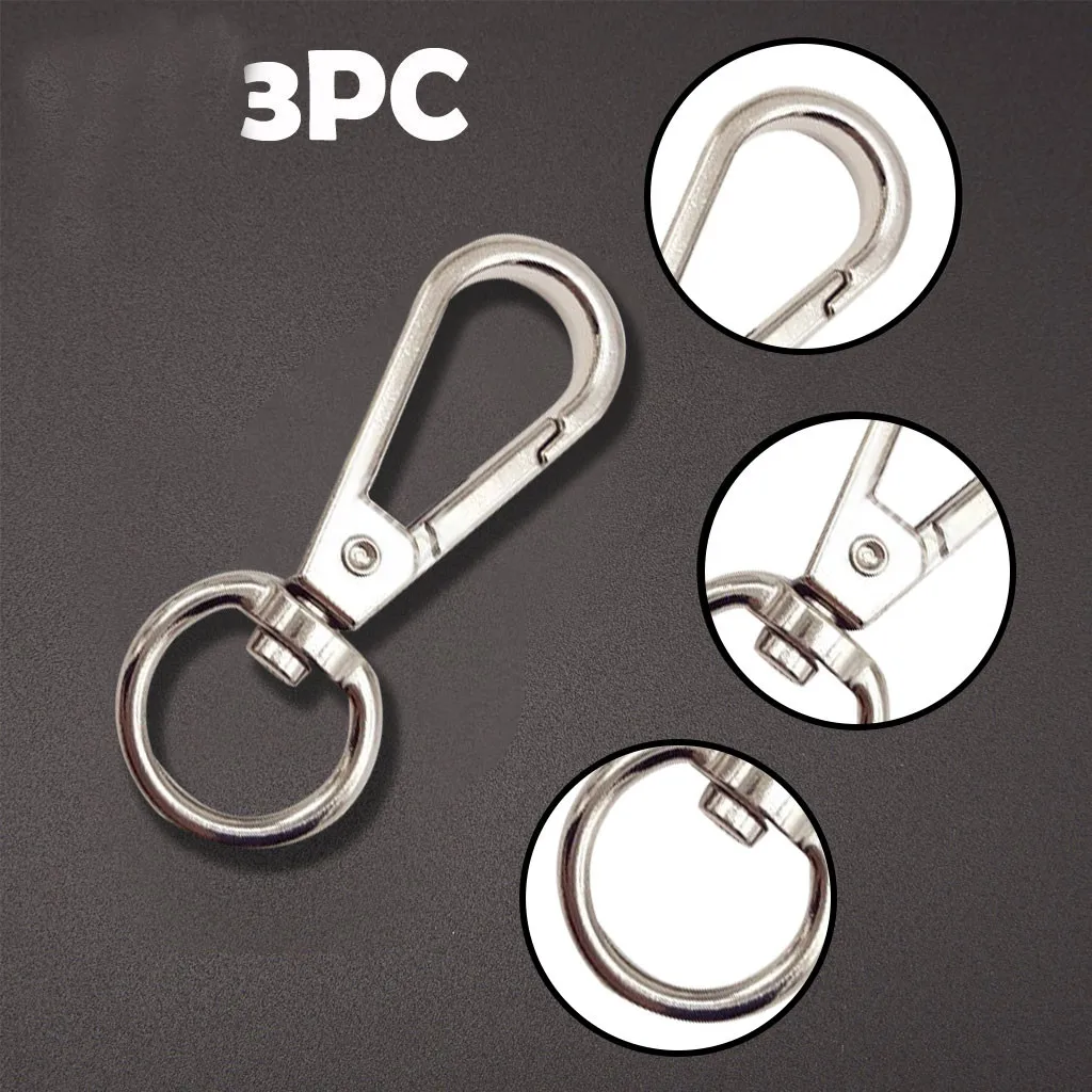 Metal Carabiner Clip Keyring Keychain Keyring Holder for Car / Key Finder 3-Pack Key Chain
Metal Carabiner Clip Keyring Keychain Keyring Holder for Car / Key Finder 3-Pack Key Chain
