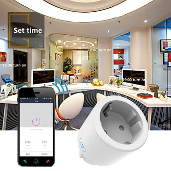 EU Plug TP28 WIFI Wireless Voice Control Remote Socket APP Smart Timer Plug Home Fire Retardant Smart Power EU For Alexa Google
EU Plug TP28 WIFI Wireless Voice Control Remote Socket APP Smart Timer Plug Home Fire Retardant Smart Power EU For Alexa Google