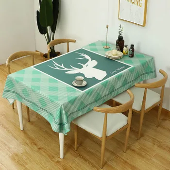 Nordic deer thick cotton and linen tablecloth, waterproof, oilproof, anti-scalding, table cloth, placemat
Nordic deer thick cotton and linen tablecloth, waterproof, oilproof, anti-scalding, table cloth, placemat
