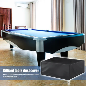 9 inch Rainproof Billiards Table Cover 210D Oxford Cloth Waterproof Dustproof Table Tennis Protective Cover Black
9 inch Rainproof Billiards Table Cover 210D Oxford Cloth Waterproof Dustproof Table Tennis Protective Cover Black