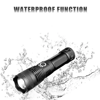 Powerful LED Flashlight XHP50 Tactical Torch USB Rechargeable Linterna Waterproof Lamp Ultra Bright Lantern Camping
Powerful LED Flashlight XHP50 Tactical Torch USB Rechargeable Linterna Waterproof Lamp Ultra Bright Lantern Camping