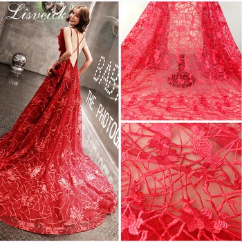 1yard Organza polyester embroidery flower mesh lace fabric, high-end wedding dress fabric,diy 
1yard Organza polyester embroidery flower mesh lace fabric, high-end wedding dress fabric,diy