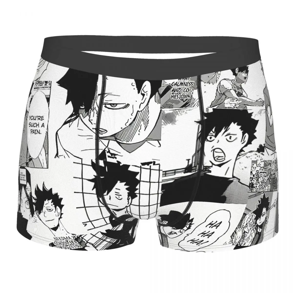 

Haikyuu Shoyo Tobio Kei Toru Anime Haikyu Kuroo Manga Collage Underpants Cotton Panties Male Underwear Print Shorts Boxer Briefs